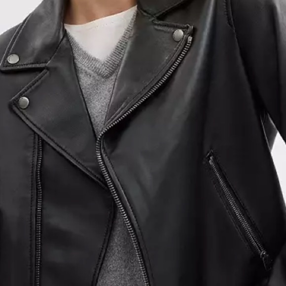 Coach Black Leather Moto Jacket - Picture 13 of 13